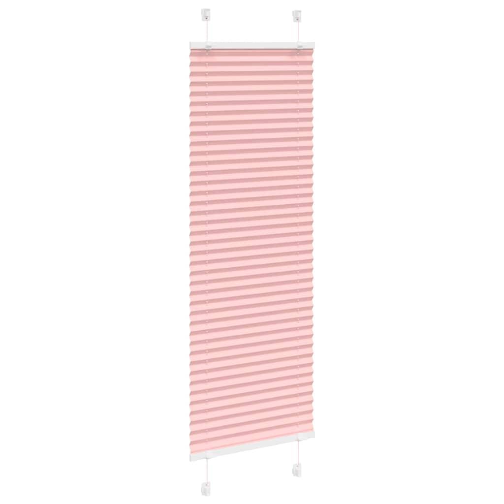 vidaXL Plissee Rosa 50x100 cm Stoffbreite 49,4 cm Polyester