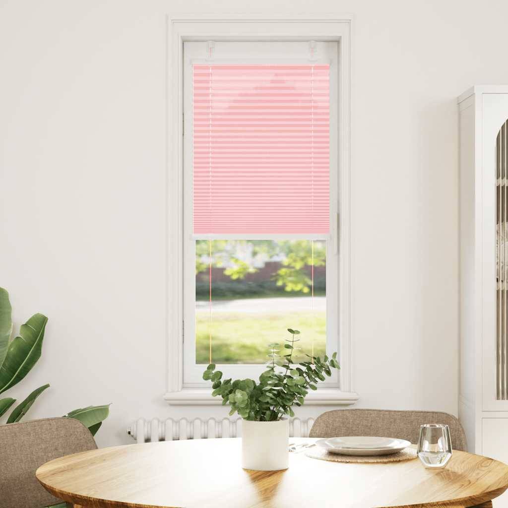 vidaXL Plissee Rosa 45x100 cm Stoffbreite 44,4 cm Polyester