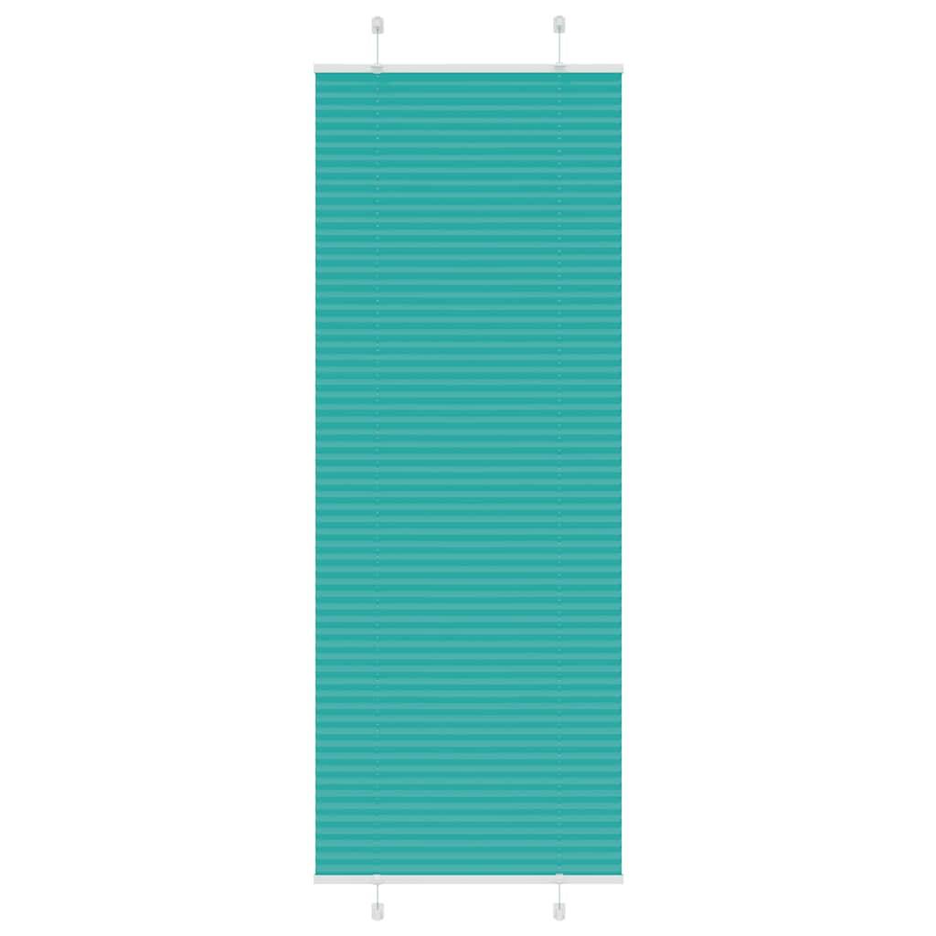 vidaXL Plissee Petrolgrün 70x200 cm Stoffbreite 69,4 cm Polyester