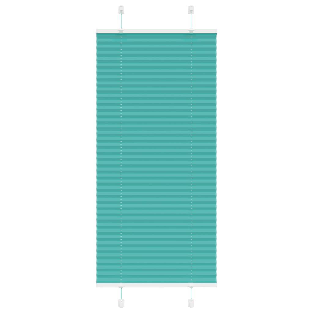 vidaXL Plissee Petrolgrün 60x150 cm Stoffbreite 59,4 cm Polyester