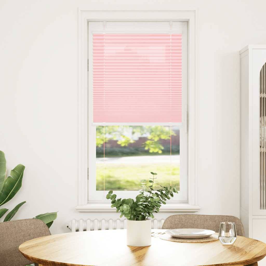 vidaXL Plissee Rosa 55x150 cm Stoffbreite 54,4 cm Polyester