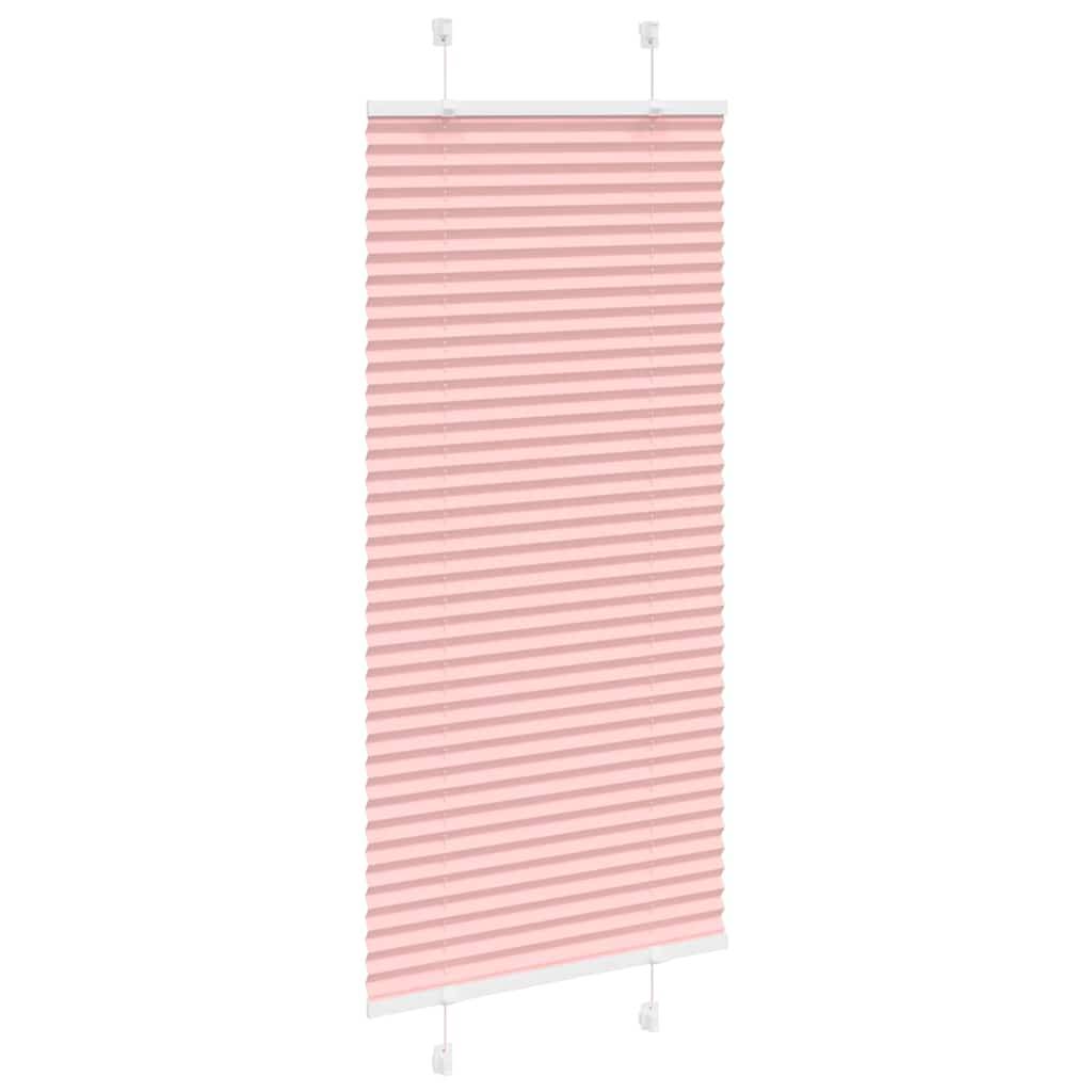 vidaXL Plissee Rosa 60x150 cm Stoffbreite 59,4 cm Polyester