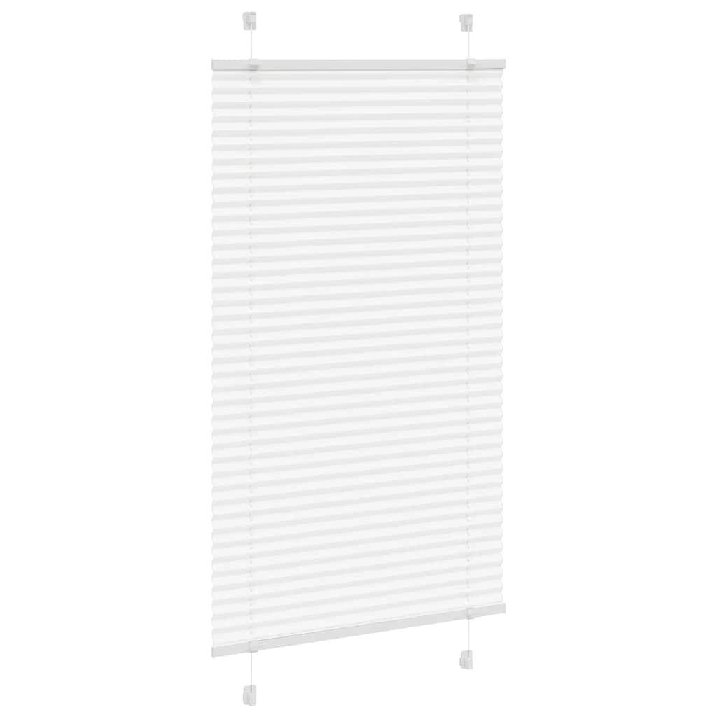 vidaXL Plissee Weiß 70x150 cm Stoffbreite 69,4 cm Polyester