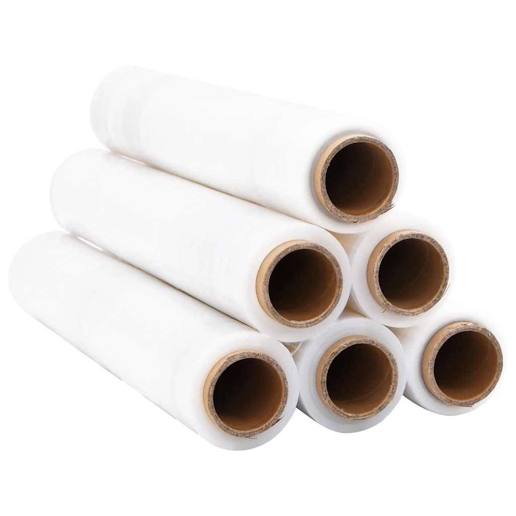 vidaXL Stretchfolie 6 Stk. Transparent 20 μm 50 cm x 150 m