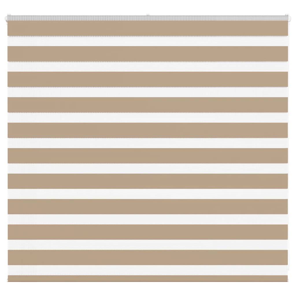vidaXL Zebrarollo Sandbraun 165x100 cm Stoffbreite 160,9 cm Polyester