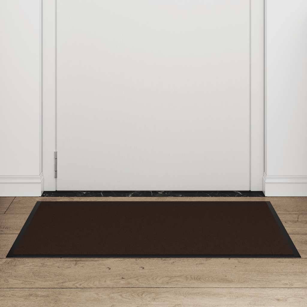 vidaXL Fußmatte Braun 60x90 cm