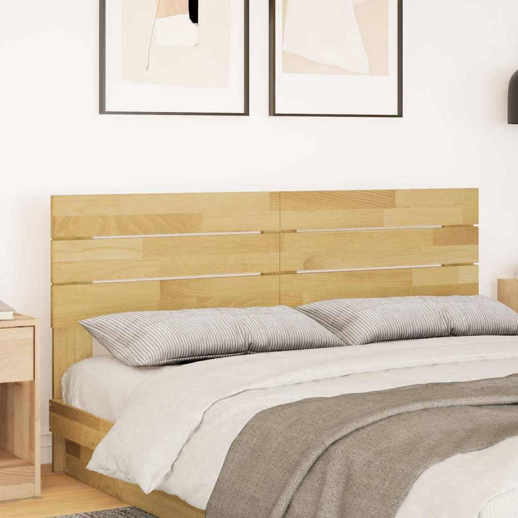vidaXL Kopfteil 135 cm Massivholz Eiche