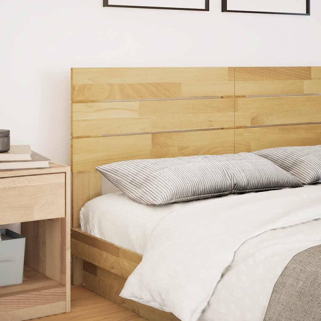 vidaXL Kopfteil 135 cm Massivholz Eiche
