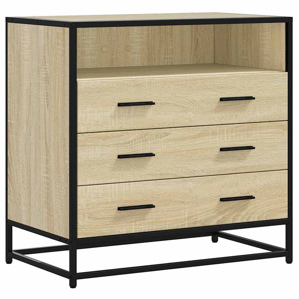 vidaXL Schubladenschrank Sonoma-Eiche 70x41x70 cm Holzwerkstoff
