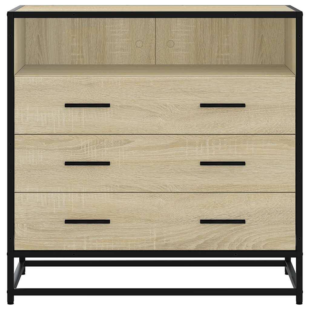 vidaXL Schubladenschrank Sonoma-Eiche 70x41x70 cm Holzwerkstoff