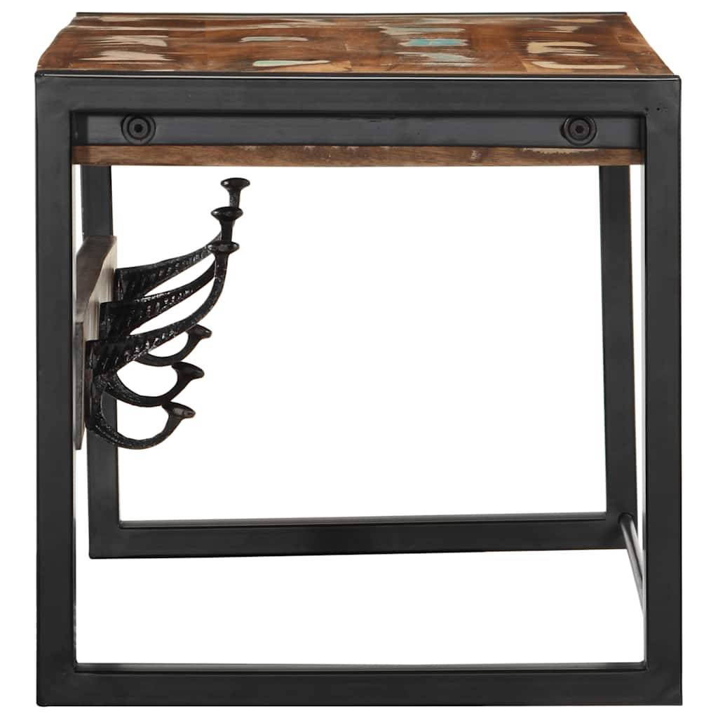 vidaXL Garderobe Mehrfarbig 80x35x35 cm Altholz Massiv
