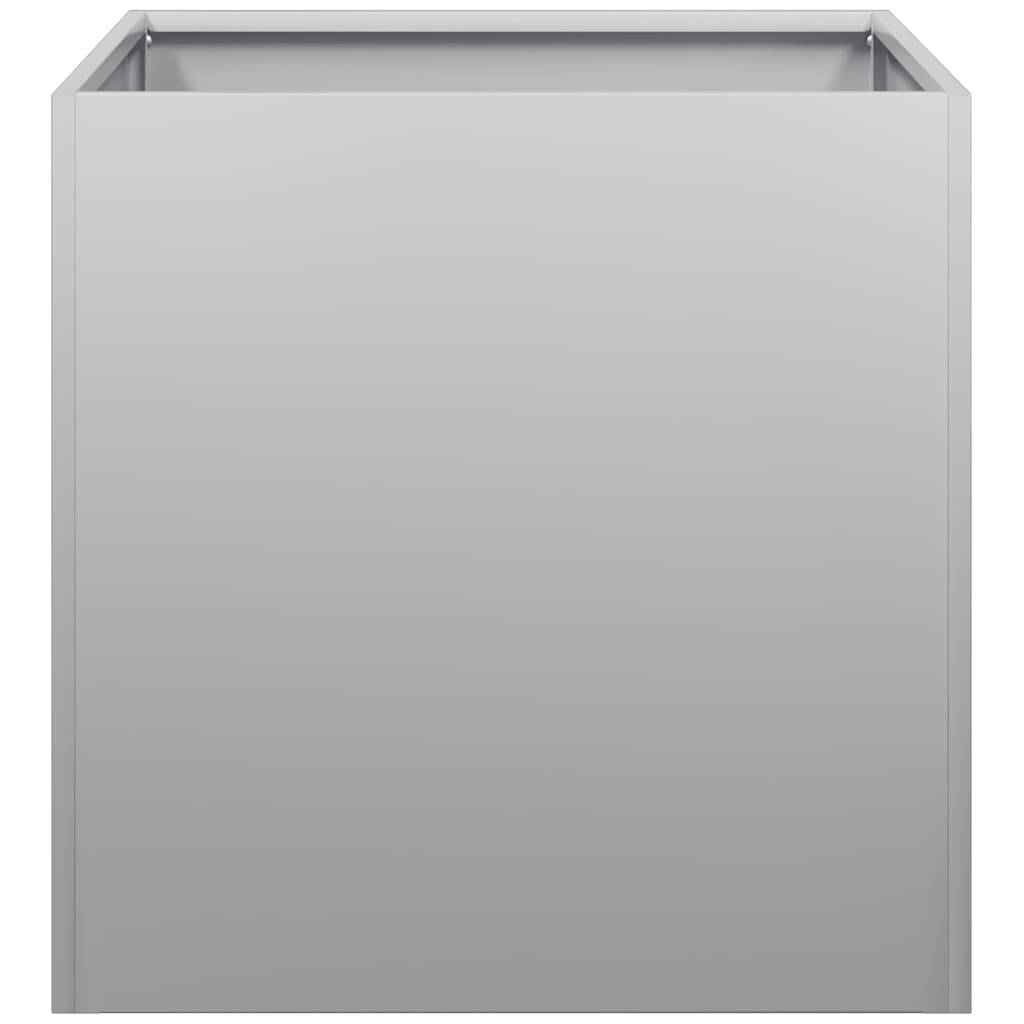 vidaXL Pflanzgefäß 40x40x40 cm Stahl verzinkt