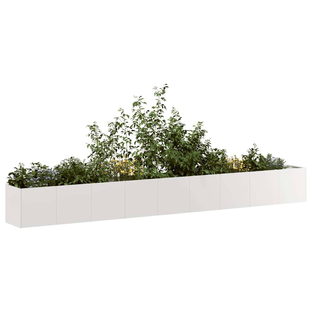 vidaXL Pflanzkübel 360x40x40 cm Edelstahl
