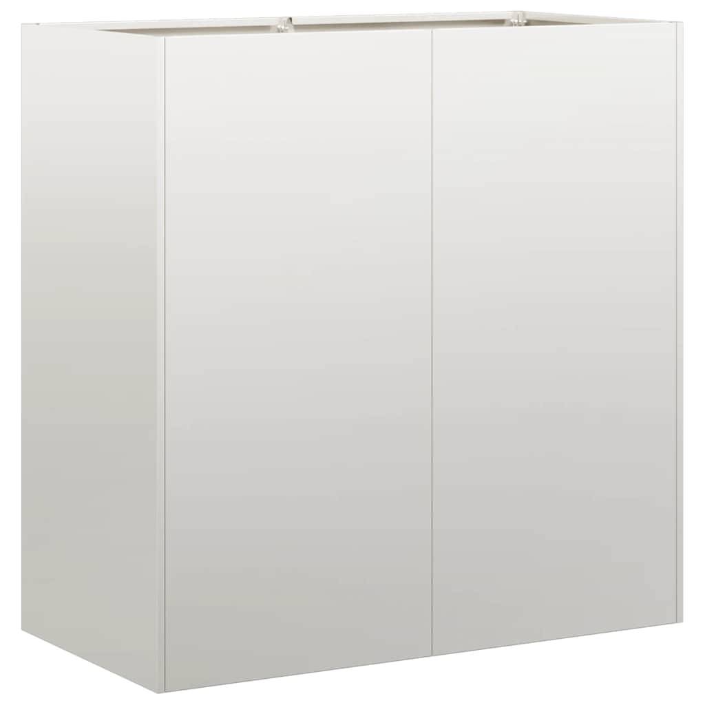 vidaXL Pflanzkübel 80x40x80 cm Edelstahl