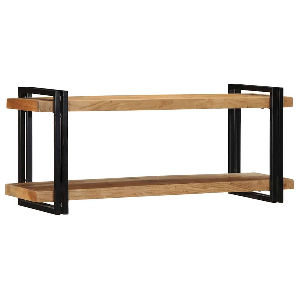 vidaXL Wandregal 110x33x45 cm Massivholz Akazie