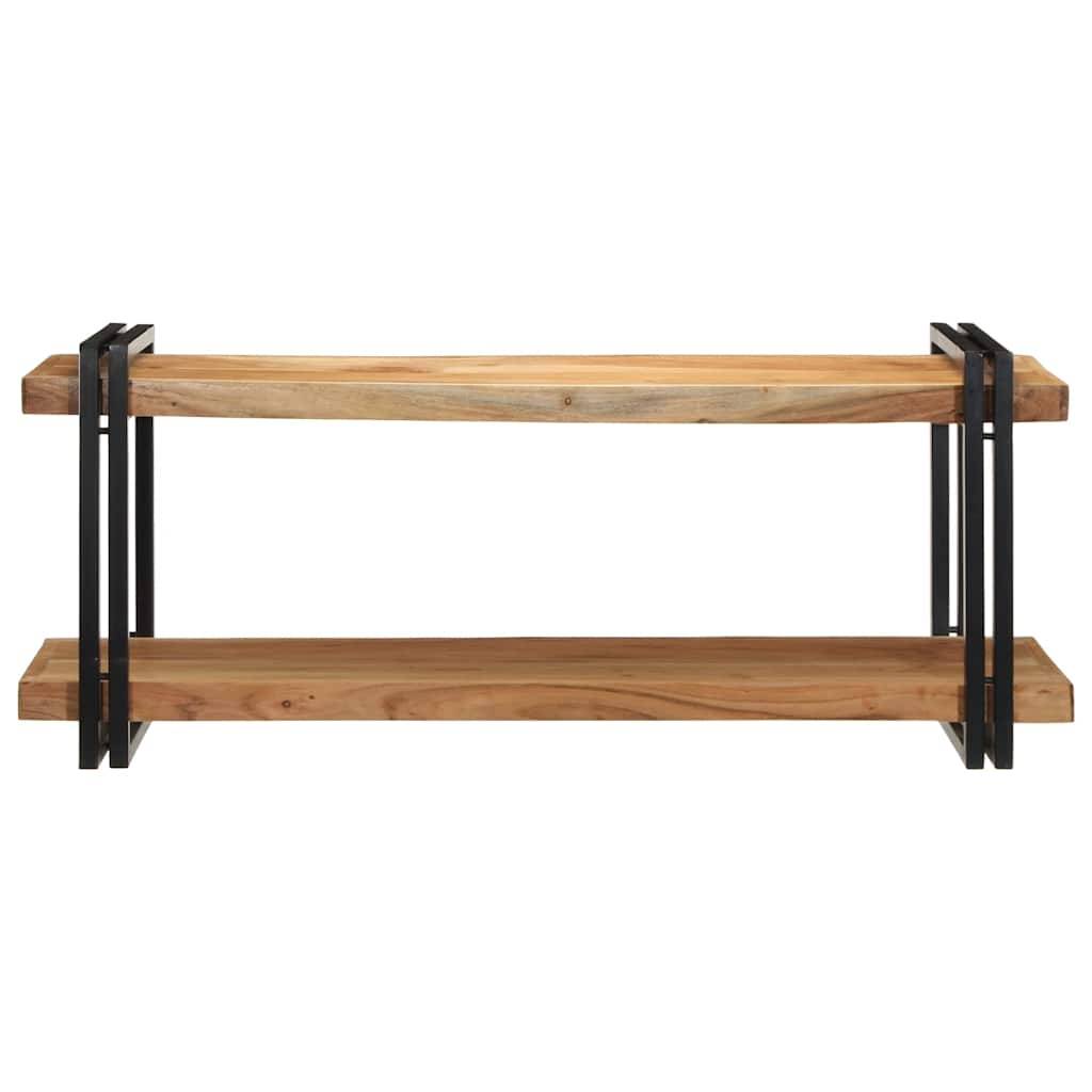 vidaXL Wandregal 110x33x45 cm Massivholz Akazie