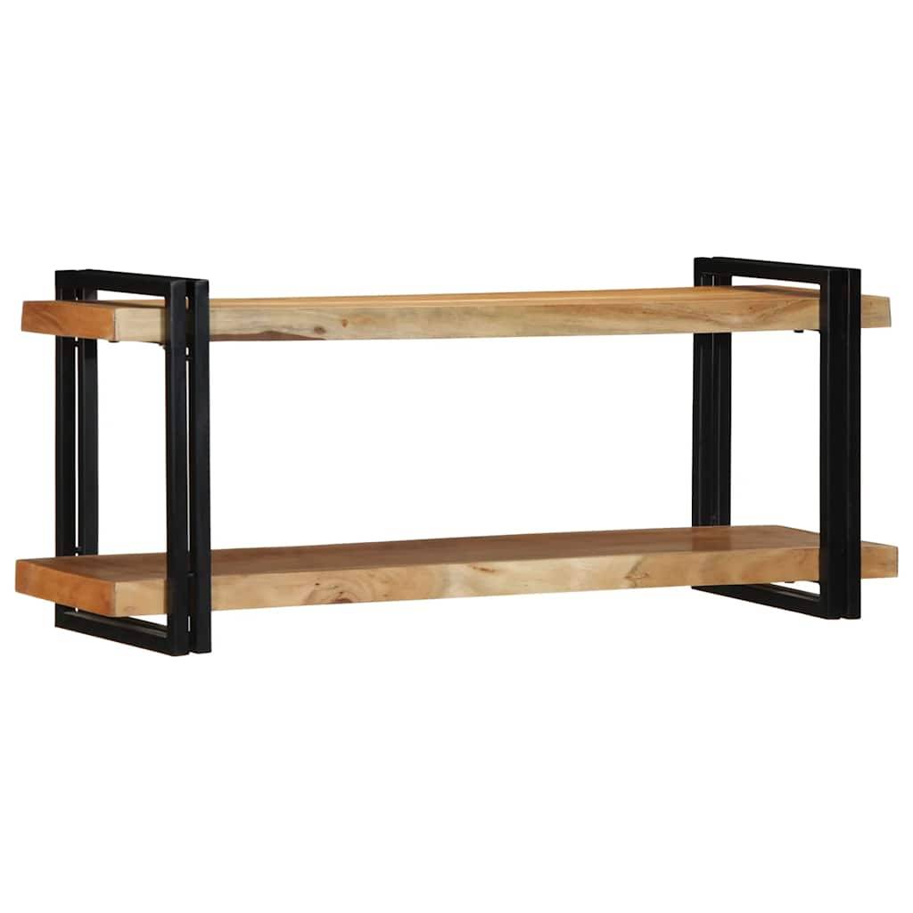 vidaXL Wandregal 110x33x45 cm Massivholz Akazie