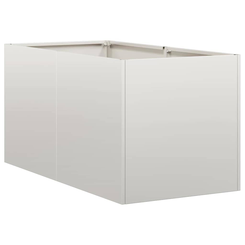 vidaXL Pflanzgefäß 40x80x40 cm Edelstahl