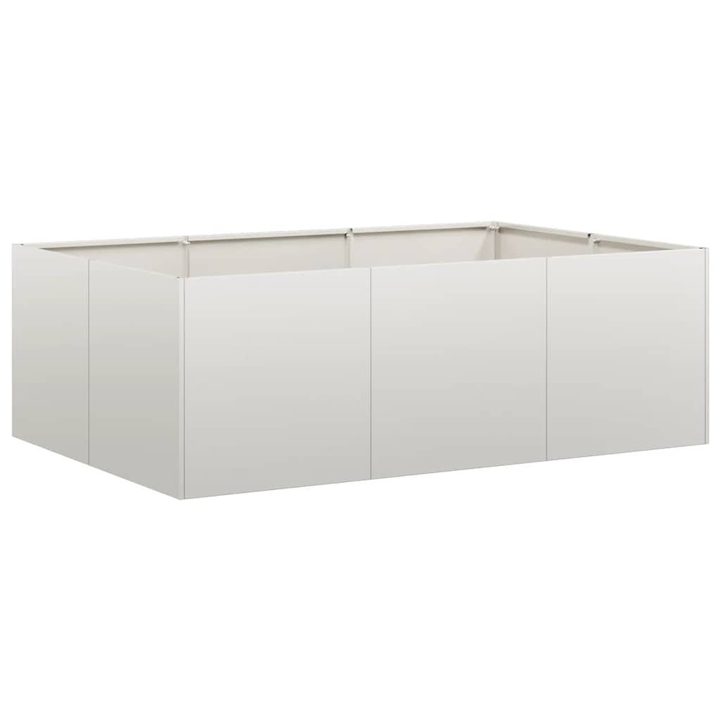 vidaXL Pflanzkübel 120x80x40 cm Edelstahl