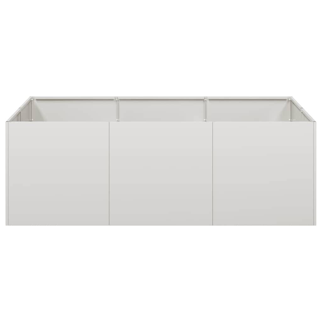 vidaXL Pflanzkübel 120x80x40 cm Edelstahl