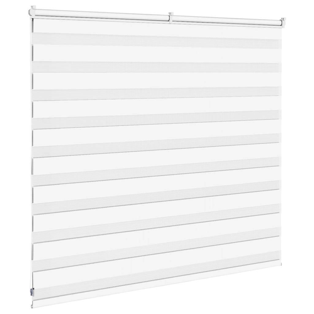 vidaXL Zebrarollo Weiß 160x100 cm Stoffbreite 155,9 cm Polyester