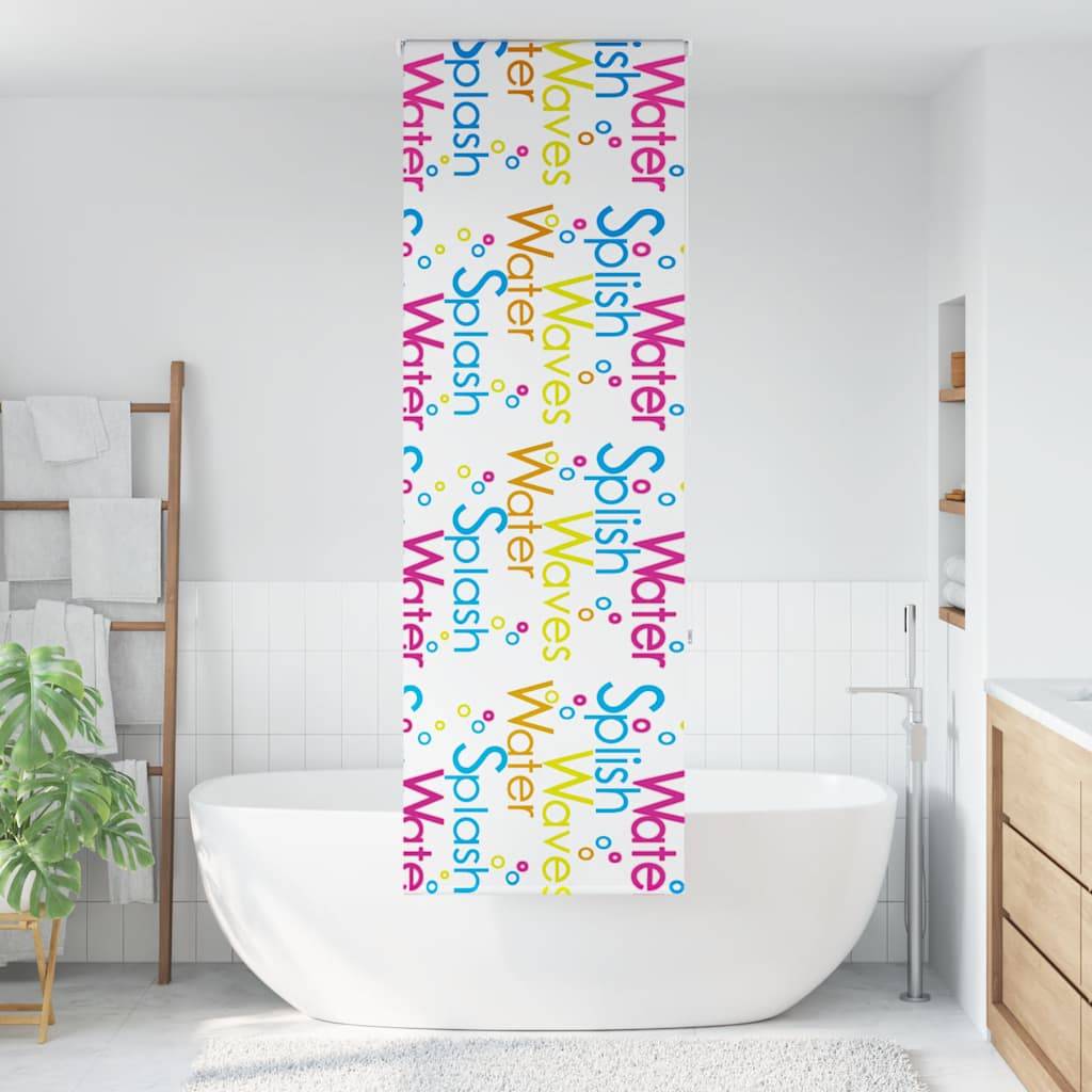 vidaXL Duschrollo 60x240 cm Stoffbreite 56 cm