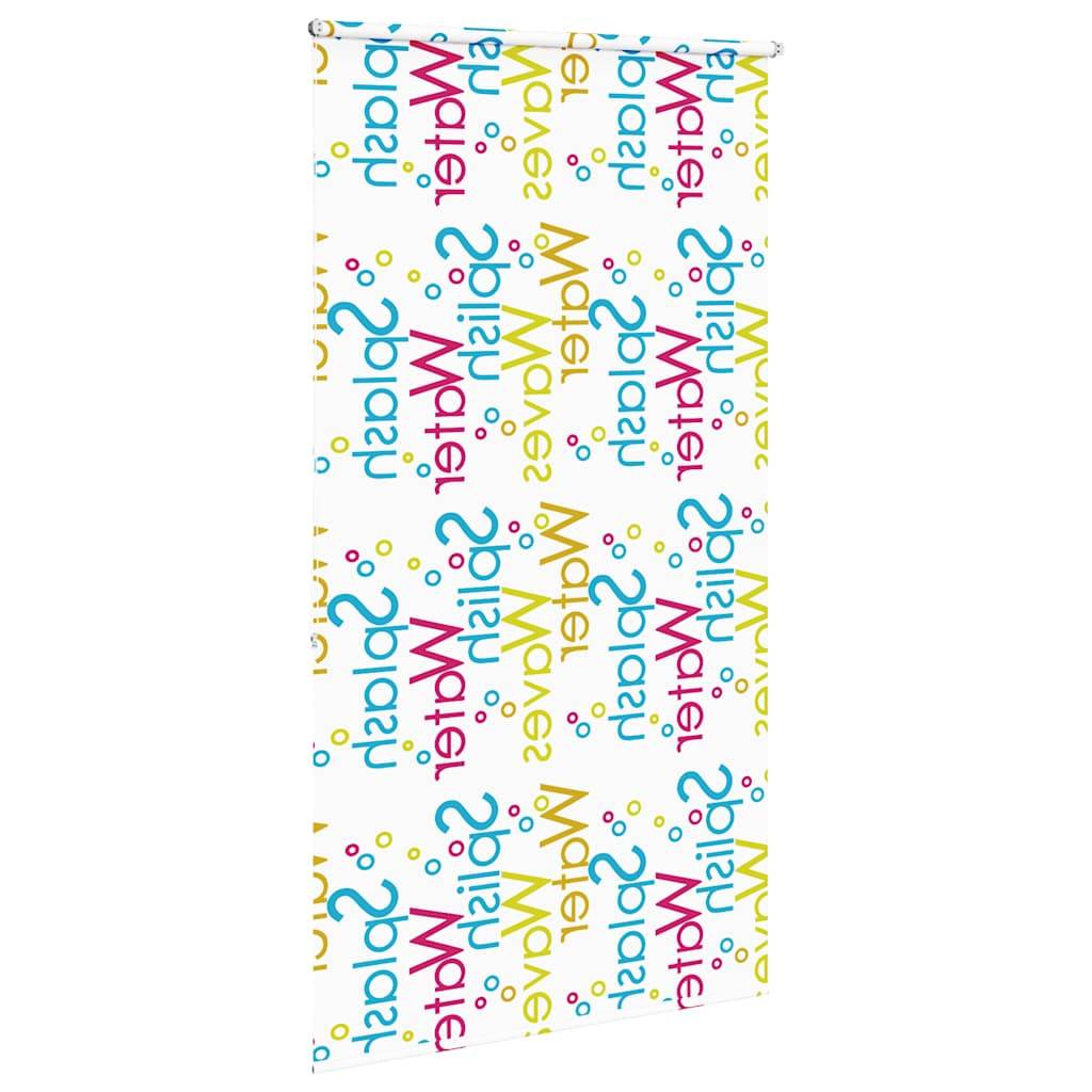 vidaXL Duschrollo 130x240 cm Stoffbreite 126 cm