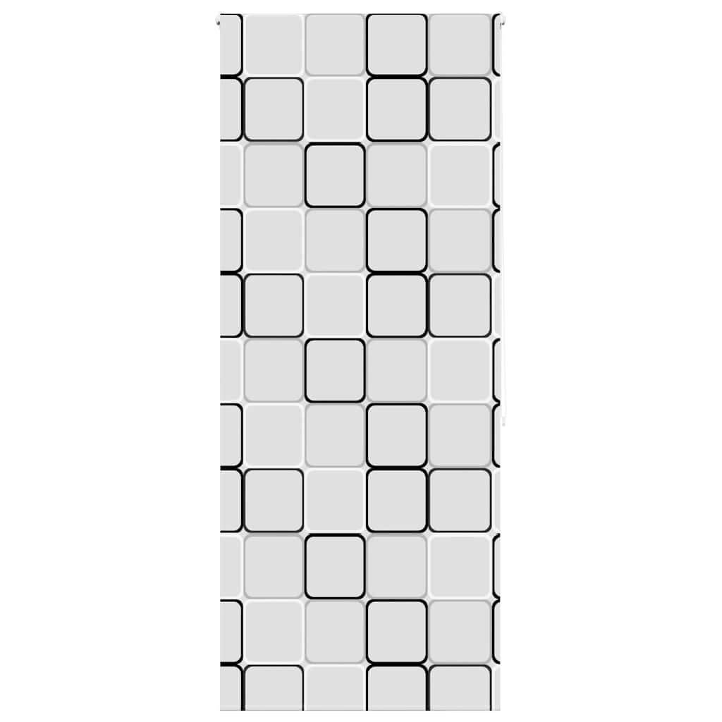 vidaXL Duschrollo 110x240 cm Stoffbreite 106 cm