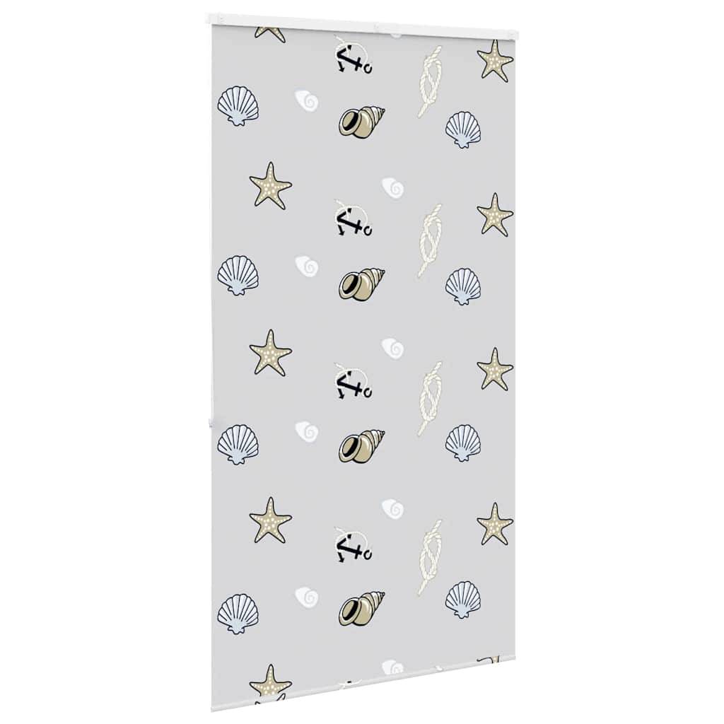 vidaXL Duschrollo mit Kassette 130x240 cm Stoffbreite 126 cm