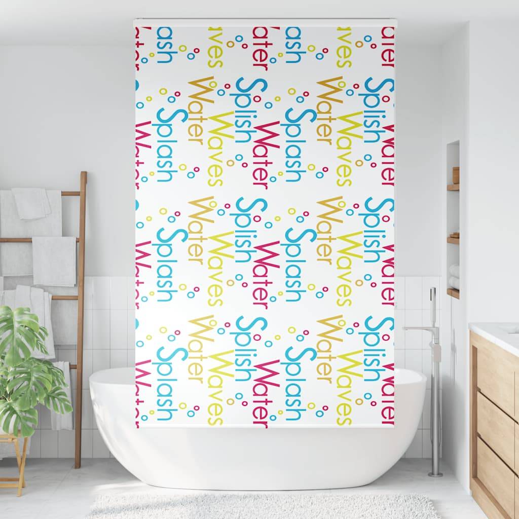 vidaXL Duschrollo mit Kassette 120x240 cm Stoffbreite 116 cm