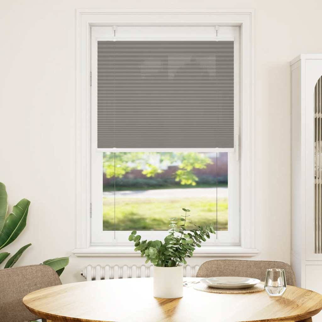 vidaXL Plissee Anthrazit 80x150 cm Stoffbreite 79,4 cm Polyester