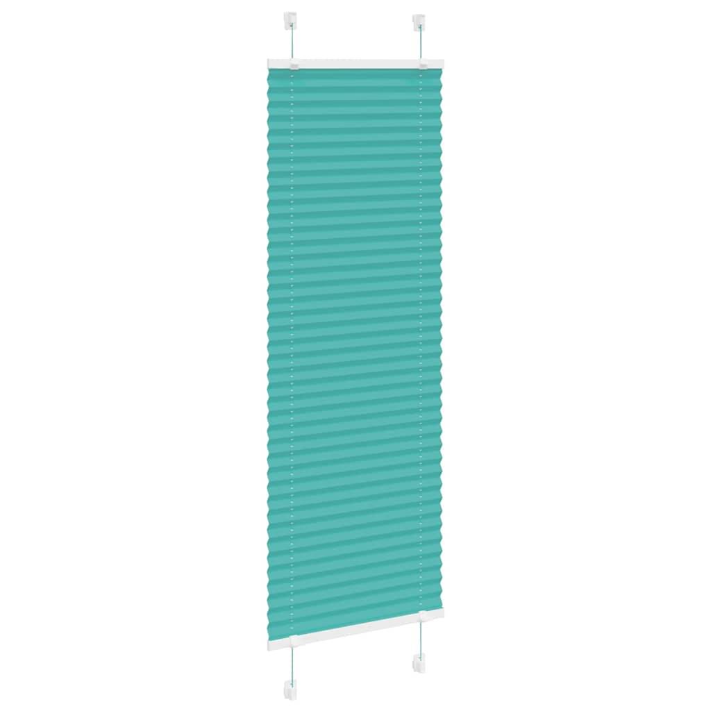 vidaXL Plissee Petrolgrün 45x150 cm Stoffbreite 44,4 cm Polyester