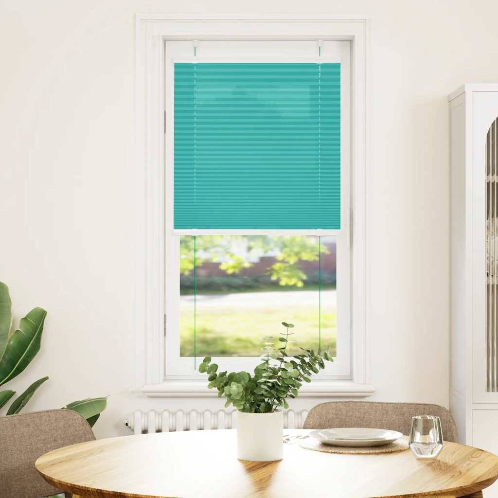 vidaXL Plissee Petrolgrün 60x100 cm Stoffbreite 59,4 cm Polyester