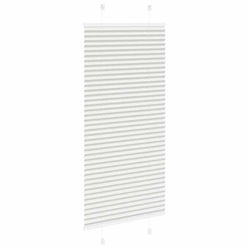 vidaXL Plissee Hellgrau 60x150 cm Stoffbreite 59,4 cm Polyester