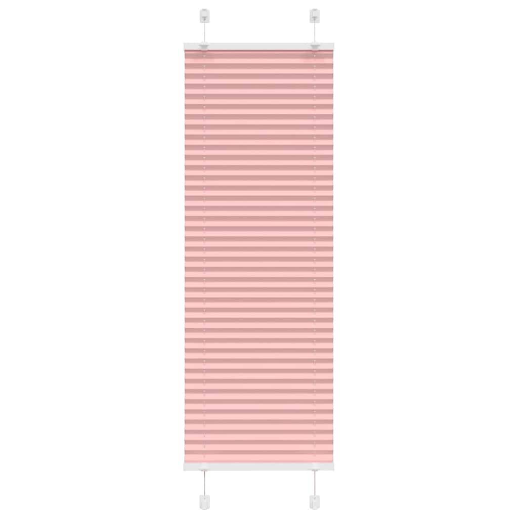 vidaXL Plissee Rosa 40x100 cm Stoffbreite 39,4 cm Polyester