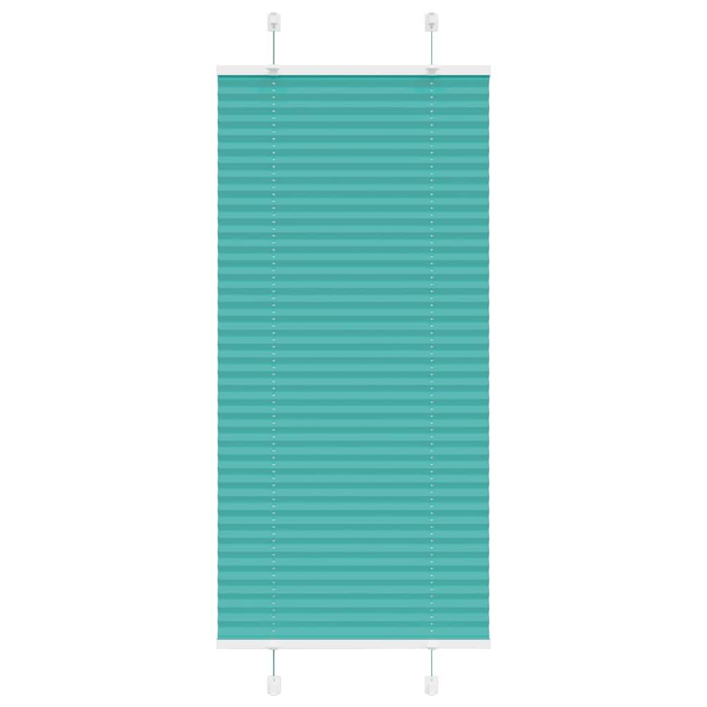 vidaXL Plissee Petrolgrün 65x150 cm Stoffbreite 64,4 cm Polyester