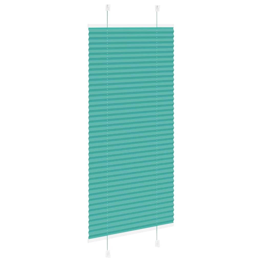 vidaXL Plissee Petrolgrün 65x150 cm Stoffbreite 64,4 cm Polyester