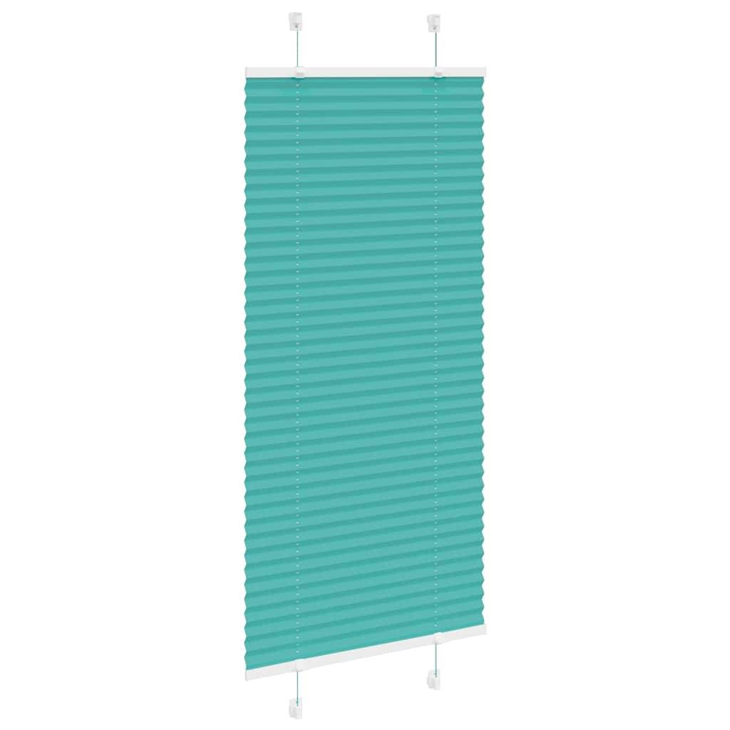 vidaXL Plissee Petrolgrün 65x150 cm Stoffbreite 64,4 cm Polyester