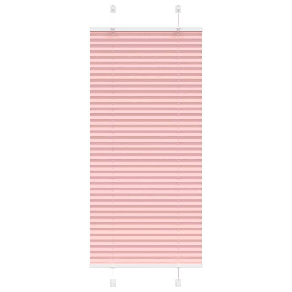 vidaXL Plissee Rosa 60x150 cm Stoffbreite 59,4 cm Polyester
