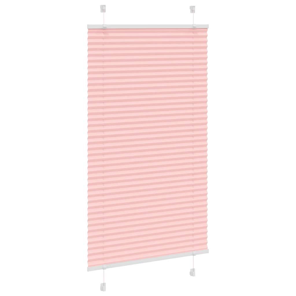 vidaXL Plissee Rosa 70x150 cm Stoffbreite 69,4 cm Polyester