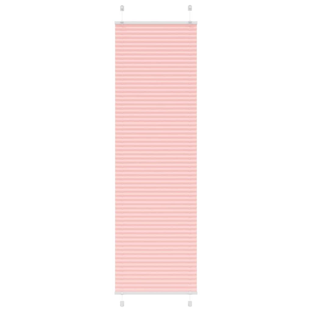 vidaXL Plissee Rosa 55x200 cm Stoffbreite 54,4 cm Polyester