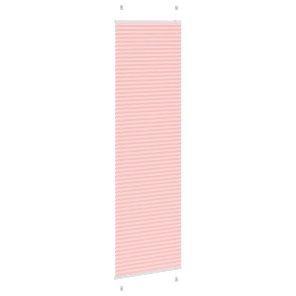 vidaXL Plissee Rosa 55x200 cm Stoffbreite 54,4 cm Polyester