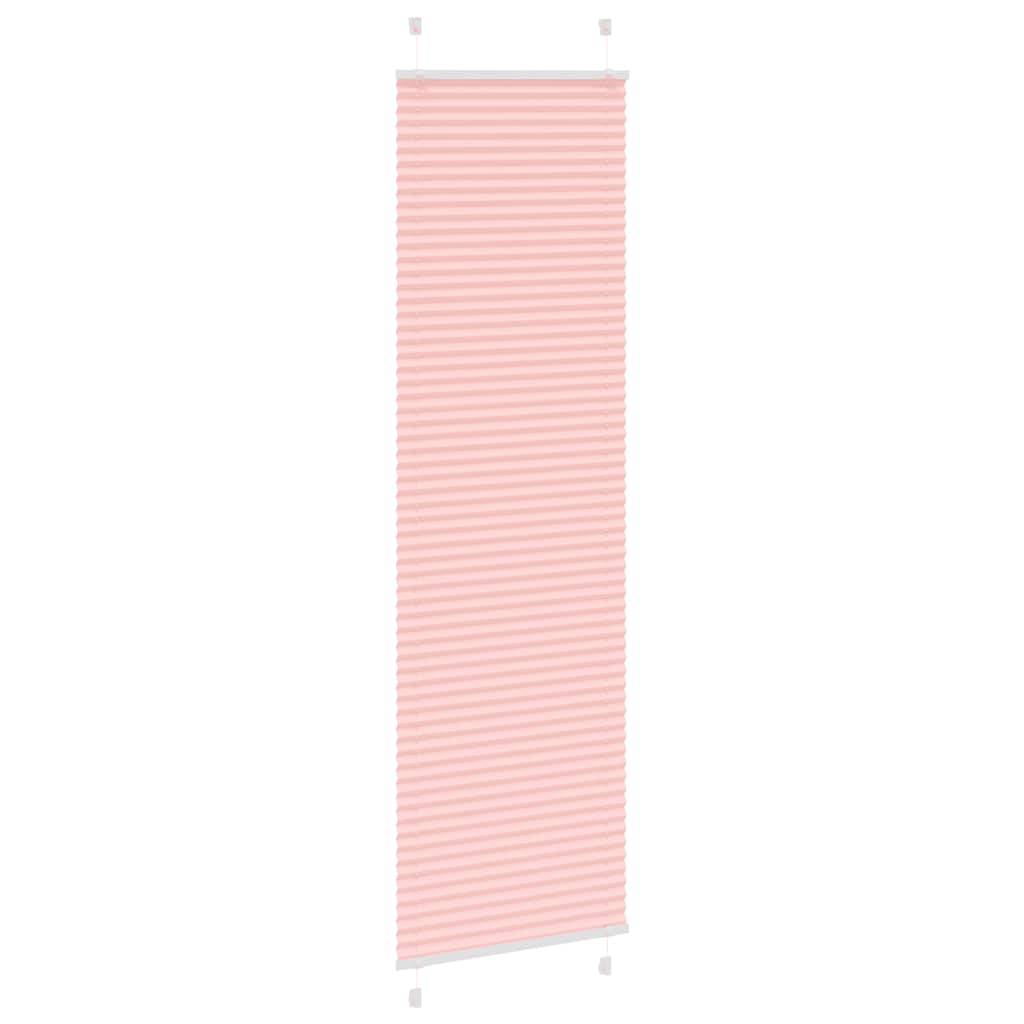 vidaXL Plissee Rosa 55x200 cm Stoffbreite 54,4 cm Polyester