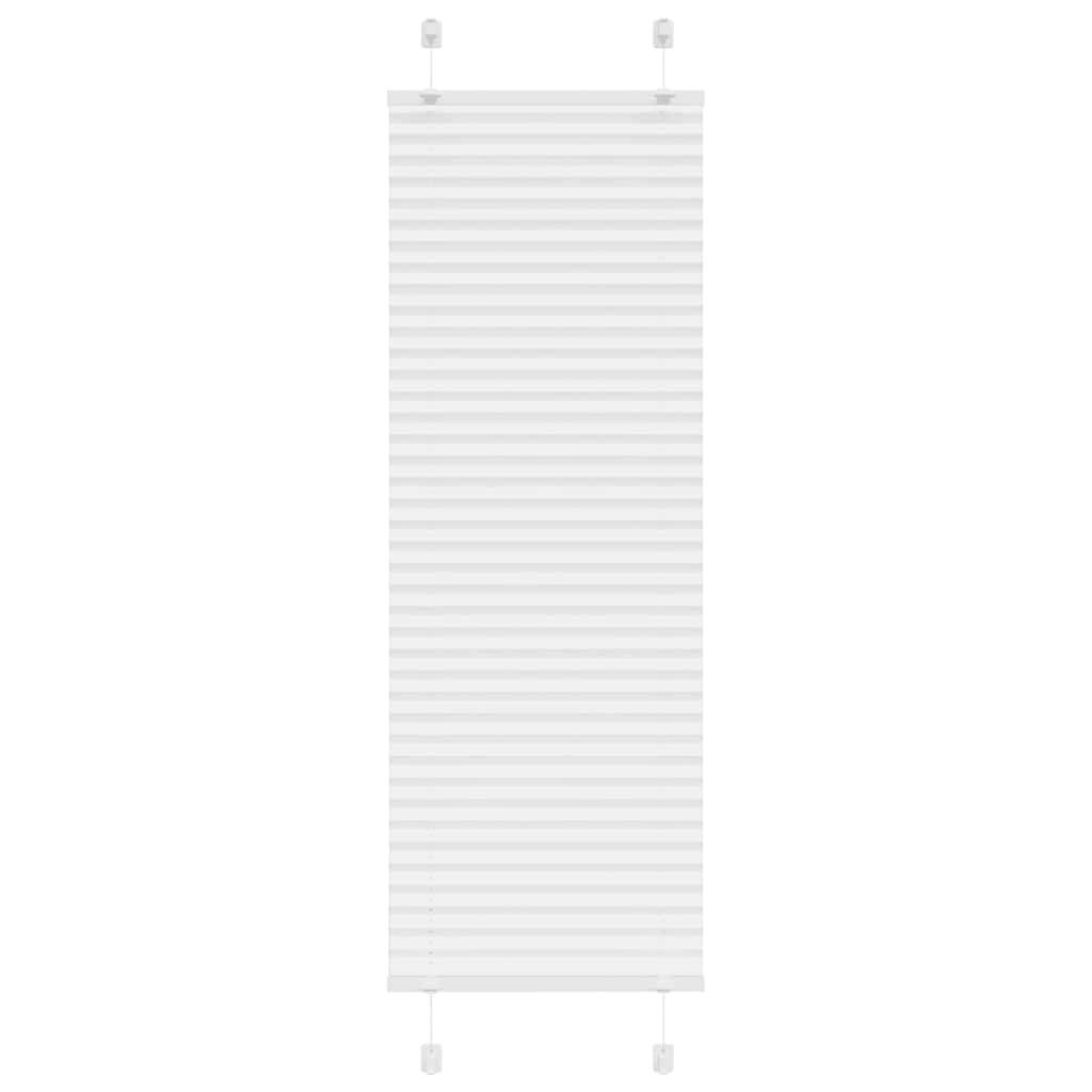 vidaXL Plissee Weiß 40x150 cm Stoffbreite 39,4 cm Polyester