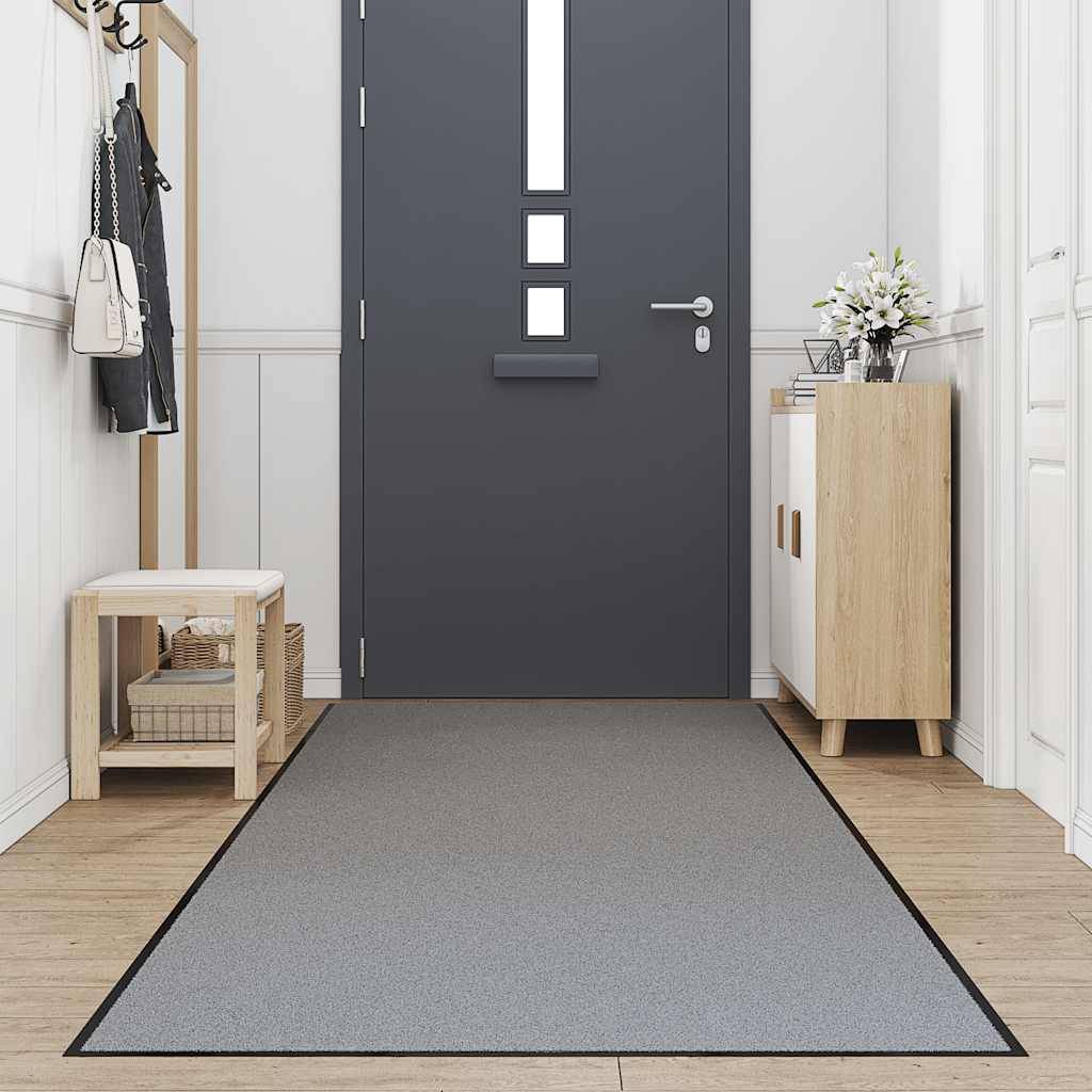 vidaXL Fußmatte Grau 115x300 cm