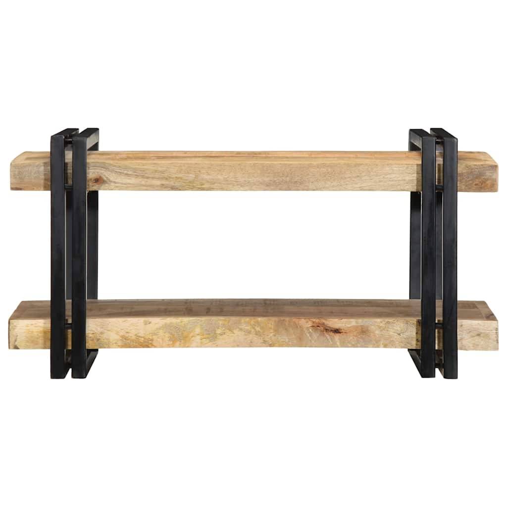 vidaXL Wandregal 70x33x35 cm Raues Massivholz Mango