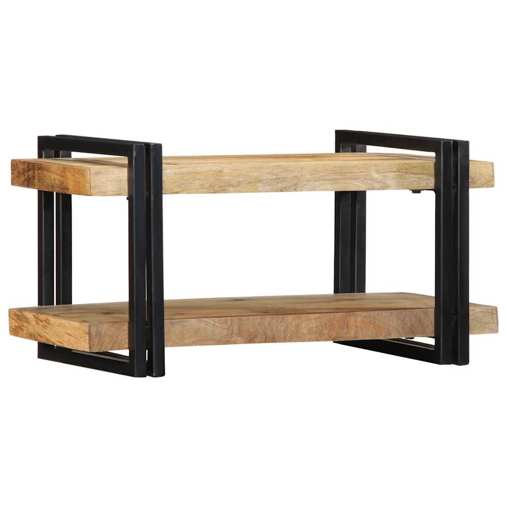 vidaXL Wandregal 70x33x35 cm Raues Massivholz Mango