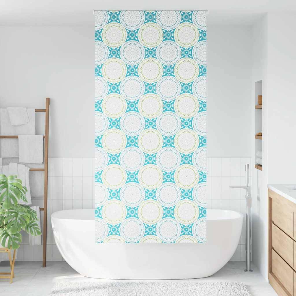 vidaXL Duschrollo 110x240 cm Stoffbreite 106 cm