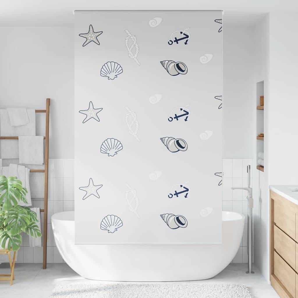 vidaXL Duschrollo 140x240 cm Stoffbreite 136 cm