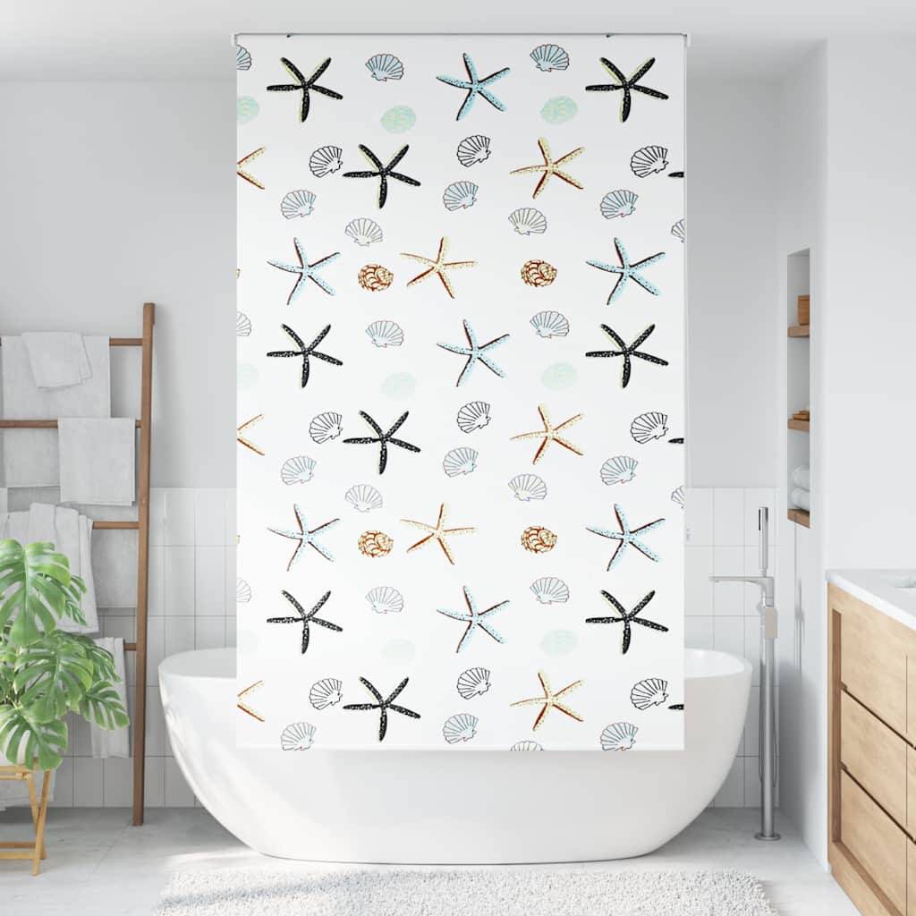 vidaXL Duschrollo 140x240 cm Stoffbreite 136 cm